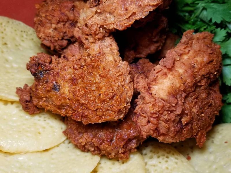 Moroccan fried chicken