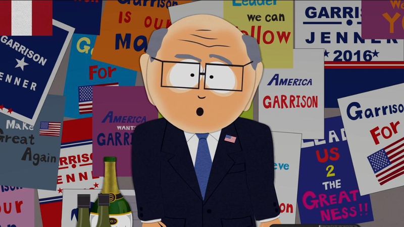 Mr. Garrison's campaign