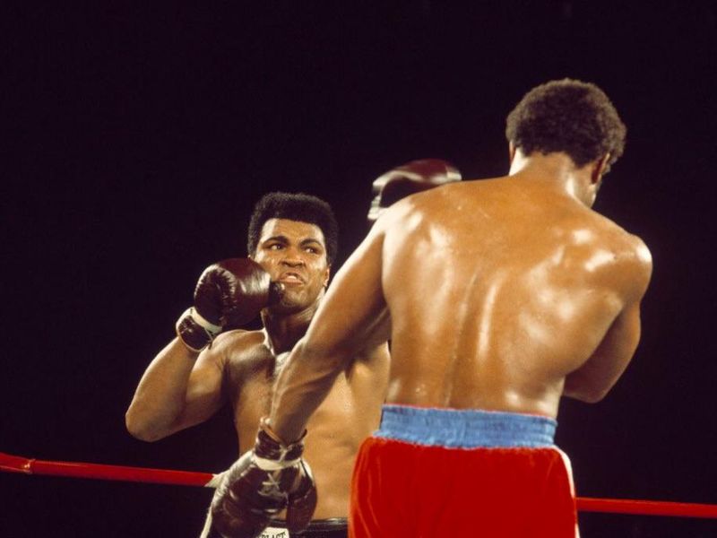 Muhammad Ali against George Foreman