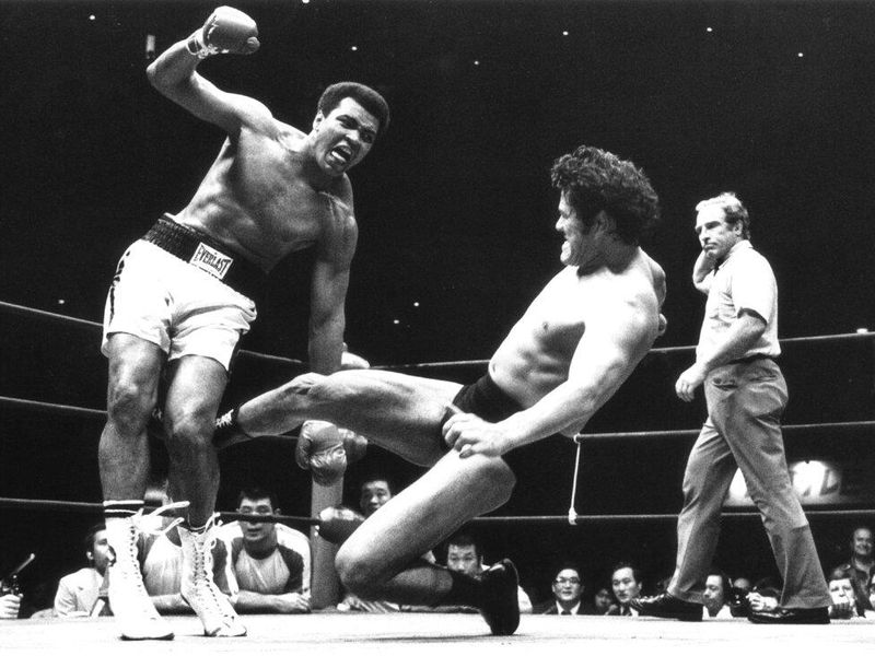 Muhammad Ali and Antonio Inoki
