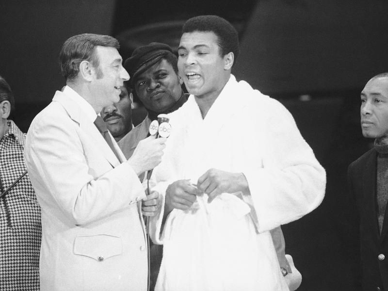 Muhammad Ali and Howard Cosell