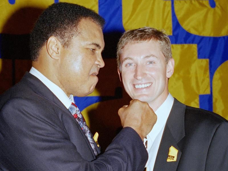 Muhammad Ali and Wayne Gretzky