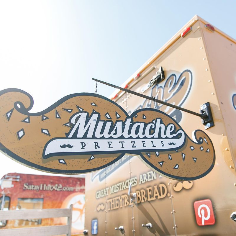 Mustache Pretzels food truck