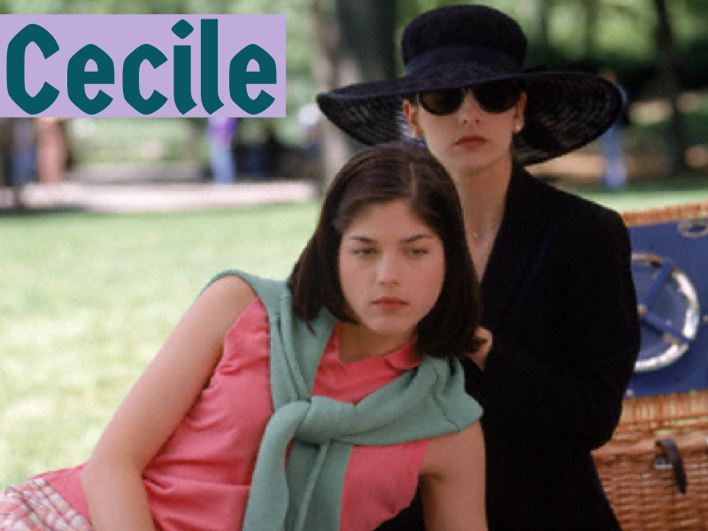 Names from movies: cecile