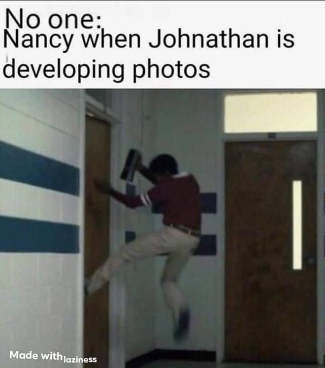 Nancy and Jonathan funny meme