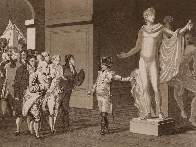 Napoleon Next to the Apollo Belvedere, Anonymous