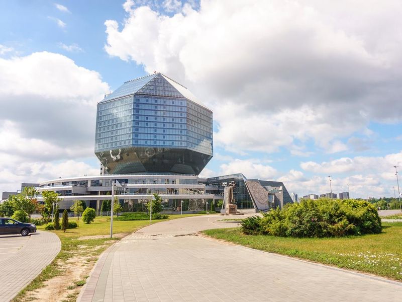 National library in Minsk, Belarus