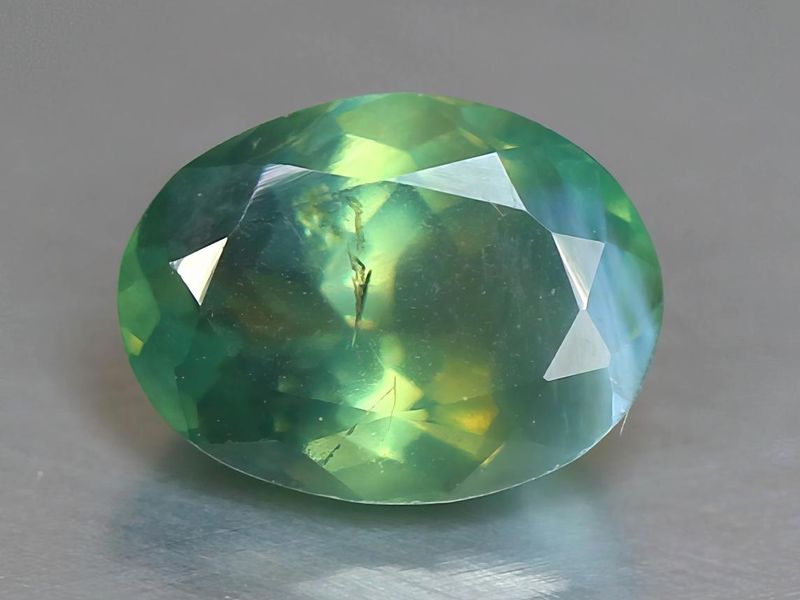 Natural gemstone alexandrite