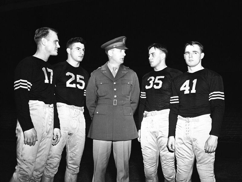 Navy Football Players 1945