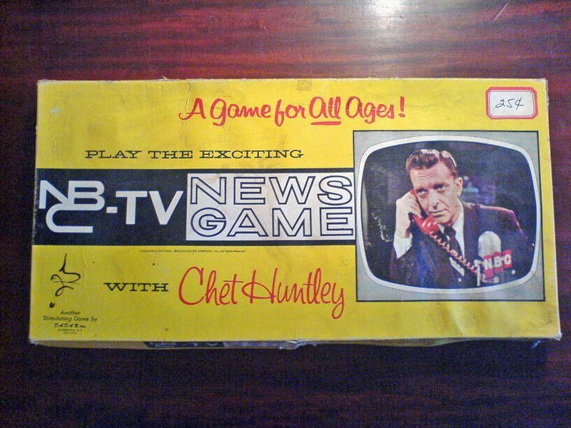 NBC: TV News Game packaging