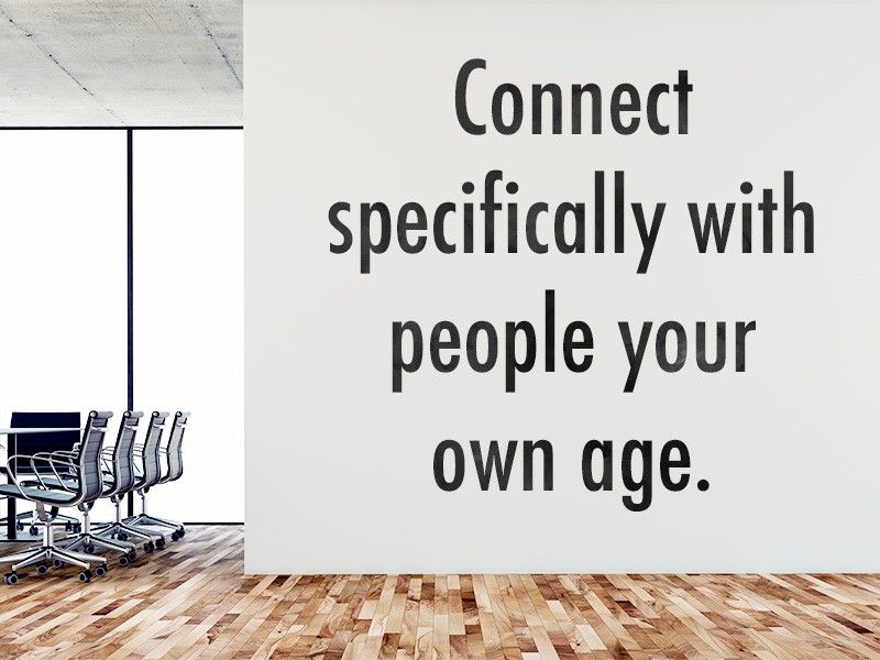 Network With Other Workers Over 50