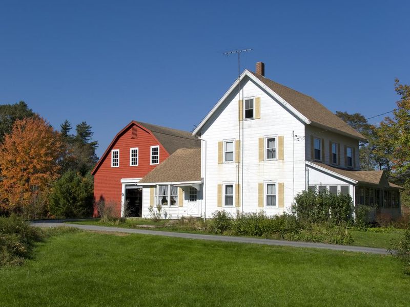New England farmhouse