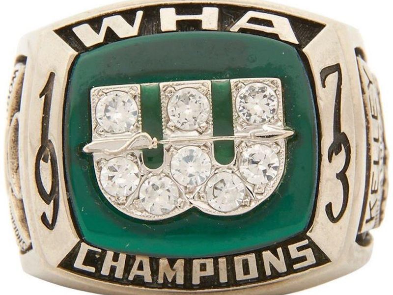 New England Whalers 1973 championship ring
