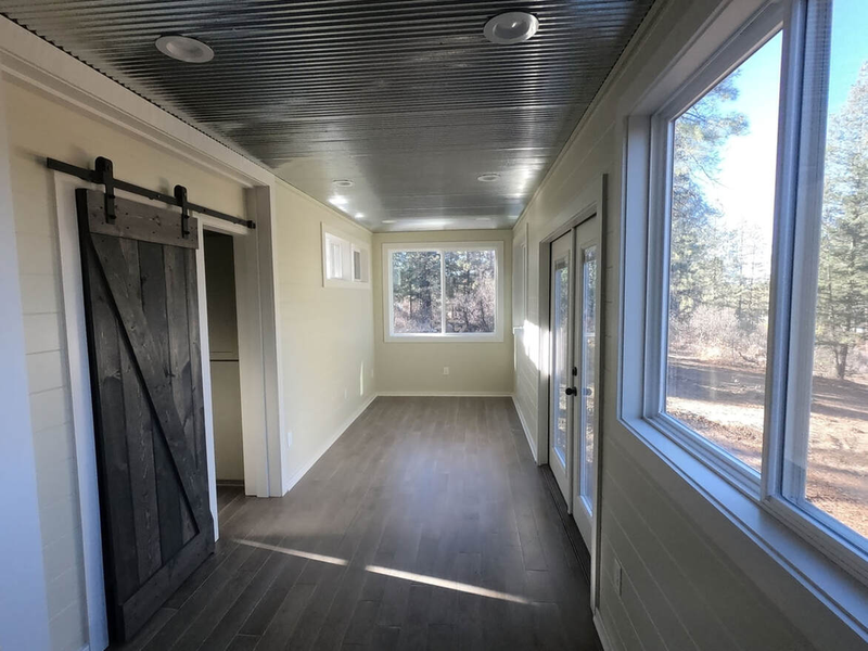 New, large tiny home in a container