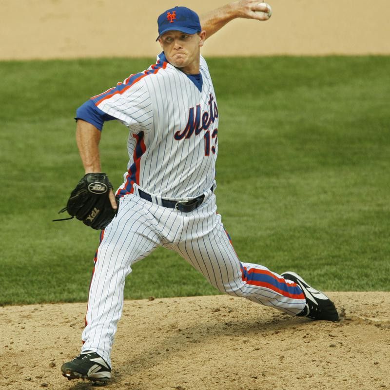 New York Mets closer Billy Wagner pitching