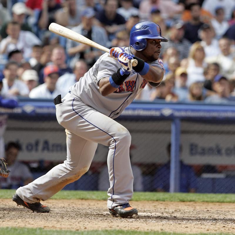 New York Mets Luis Castillo at bat
