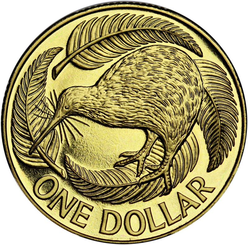 New Zealand dollar coin