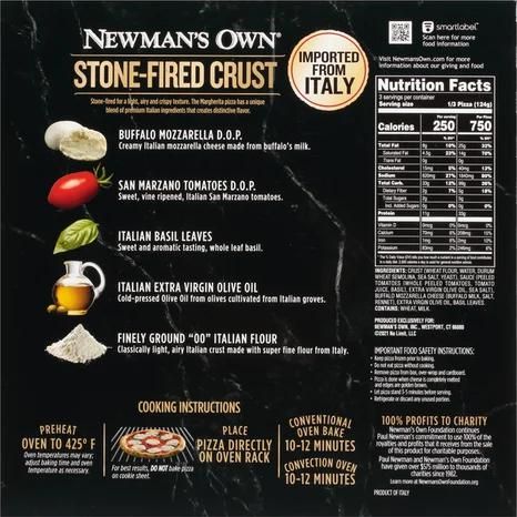 Newman’s Own Margherita Stone-Fired Crust