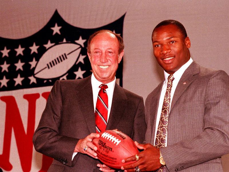 NFL Commissioner Pete Rozelle and Bo Jackson