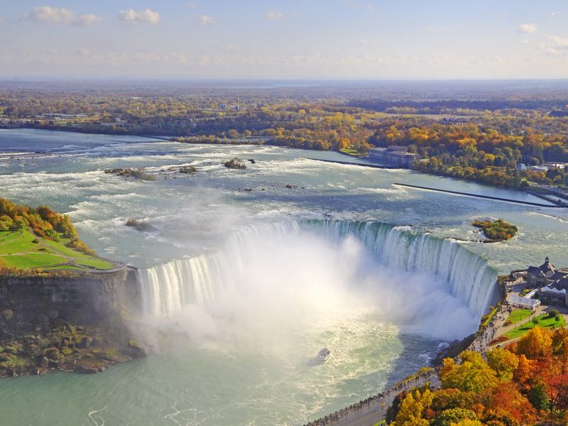 Niagara falls — one of the biggest waterfalls in the world