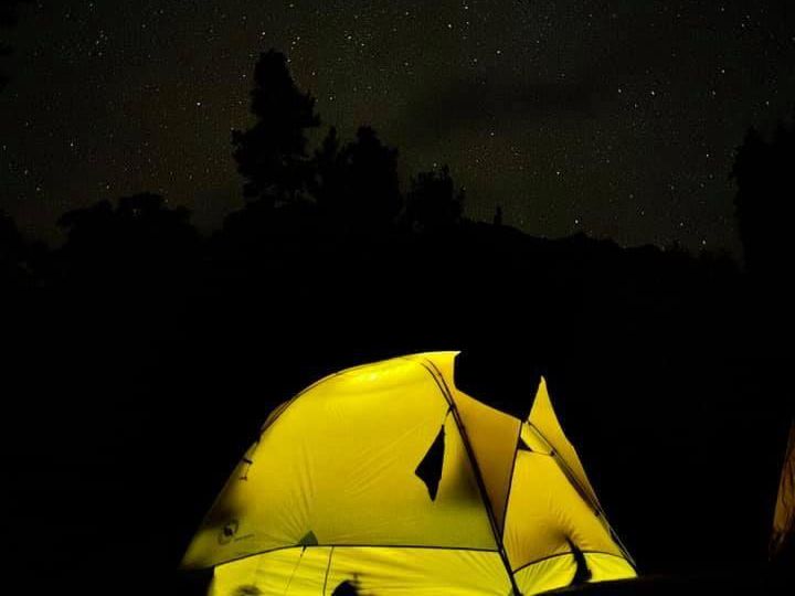 Night camping in Big Sur