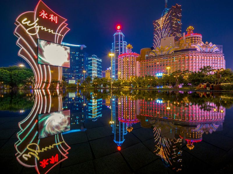Night view of  Macau