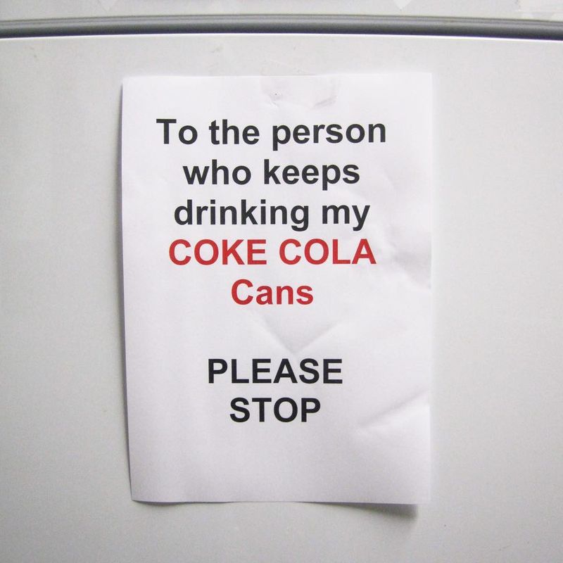 No Coke for you