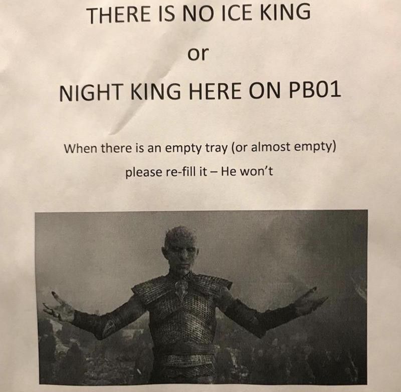 No ice king