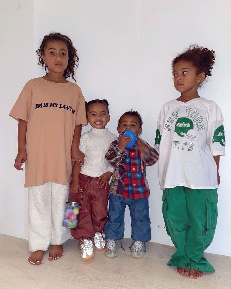 North, Psalm, Chicago and Saint West