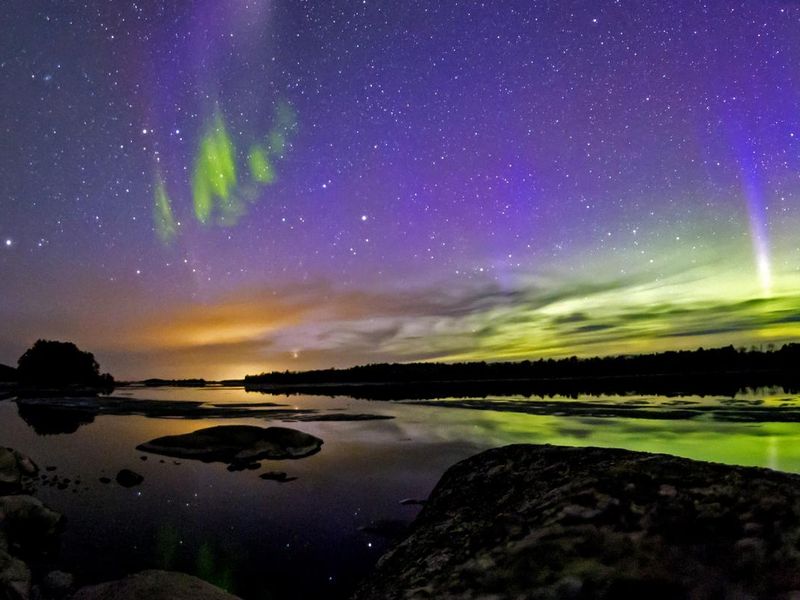 Northern Lights in Voyageurs National Park