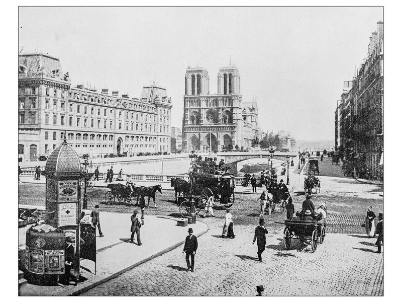 Notre-Dame de Paris, France, in 19th century