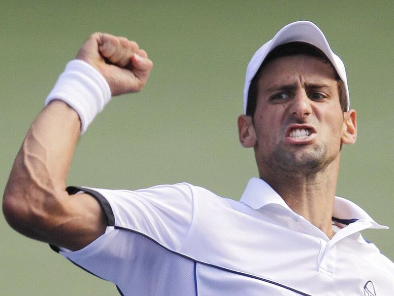 Novak Djokovic at the 2011 U.S. Open