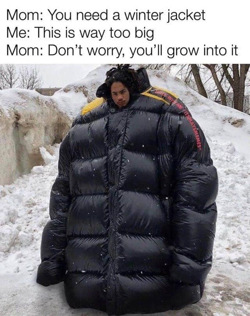 Now that's a big jacket