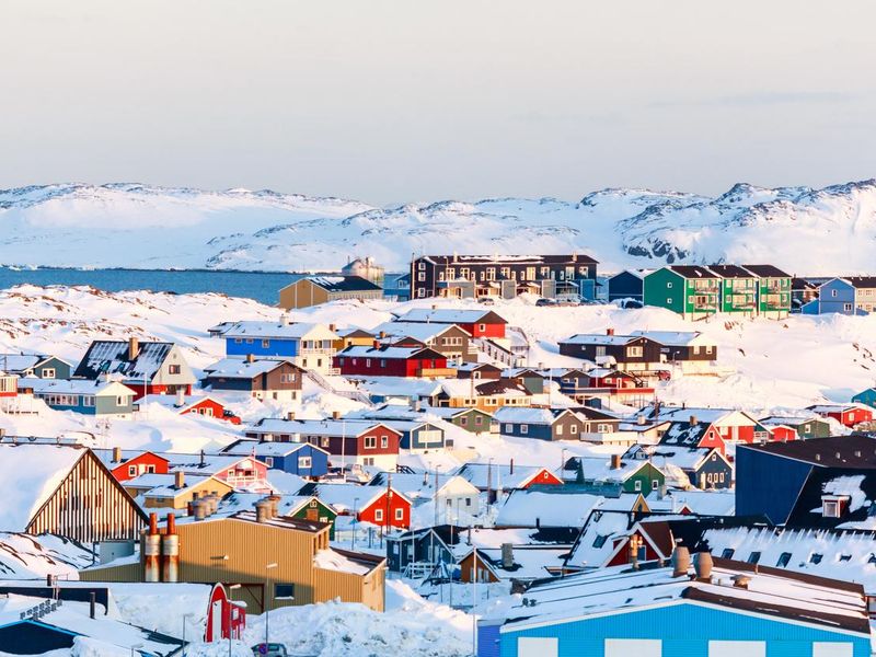 Nuuk, Greenland, one of the coldest places on earth