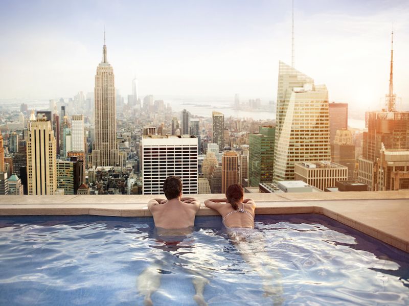 NYC rooftop pool