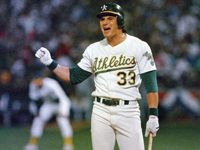 Oakland A's hitter Jose Canseco