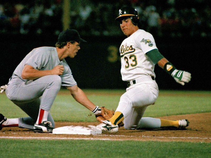 Oakland Athletics outfielder Jose Canseco