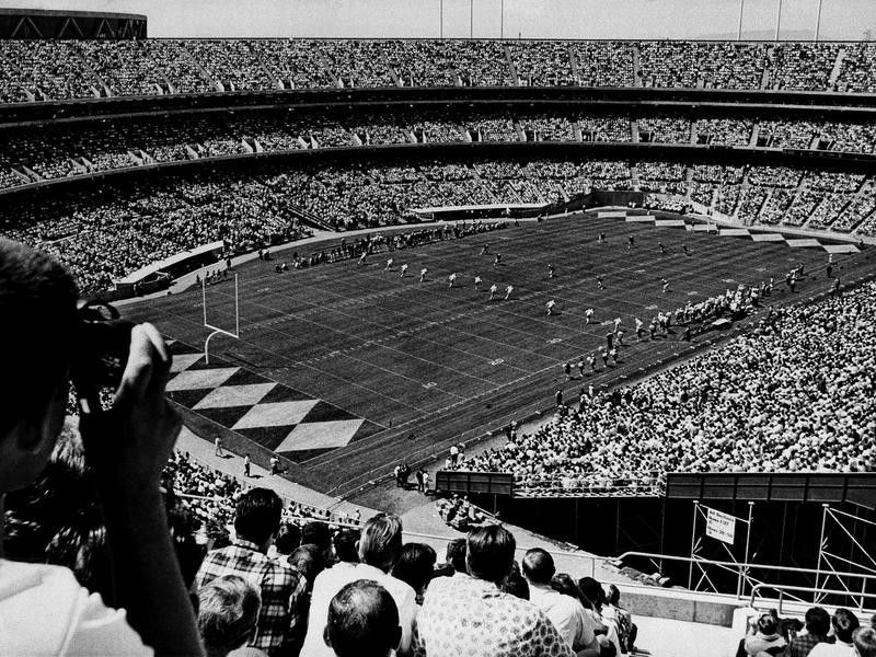 Oakland Coliseum in 1967