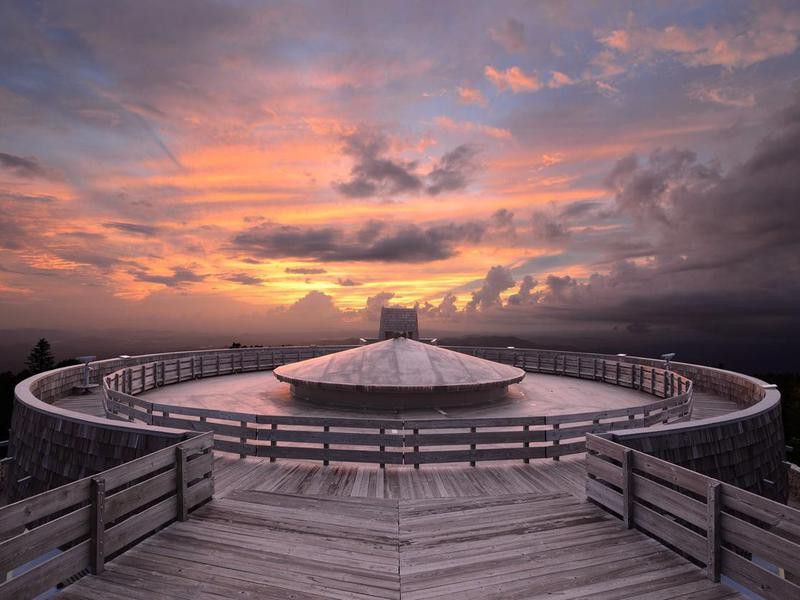 Observatory at the summit of Brasstown Bald