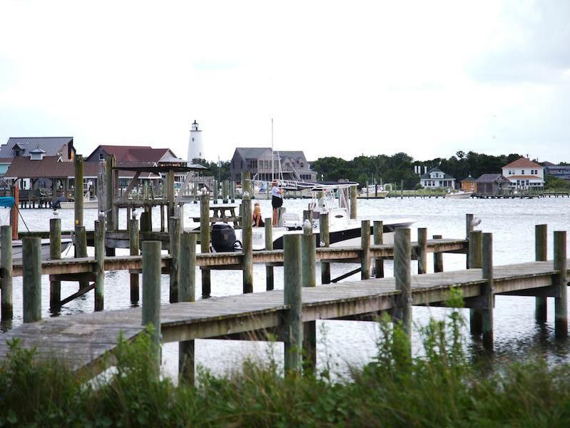 Ocracoke Island docks