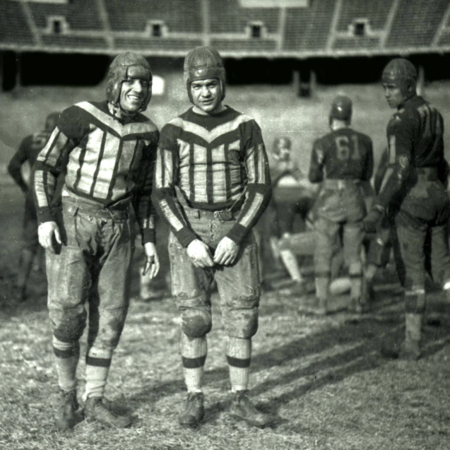 Ohio State stars Gaylord "Pete" Stinchcomb and Charles "Chic" Harley
