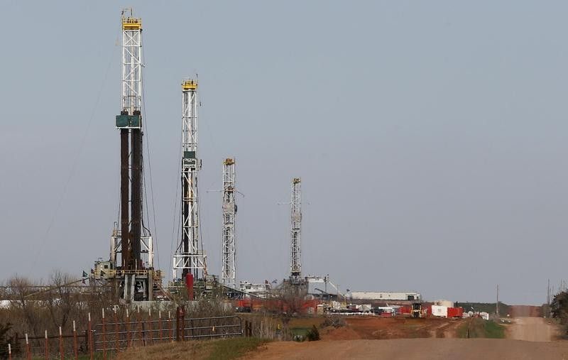 Oil rigs in Oklahoma