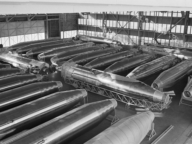 Old decommissioned nuclear warheads