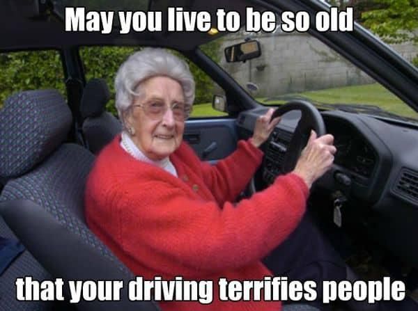 Old people driving