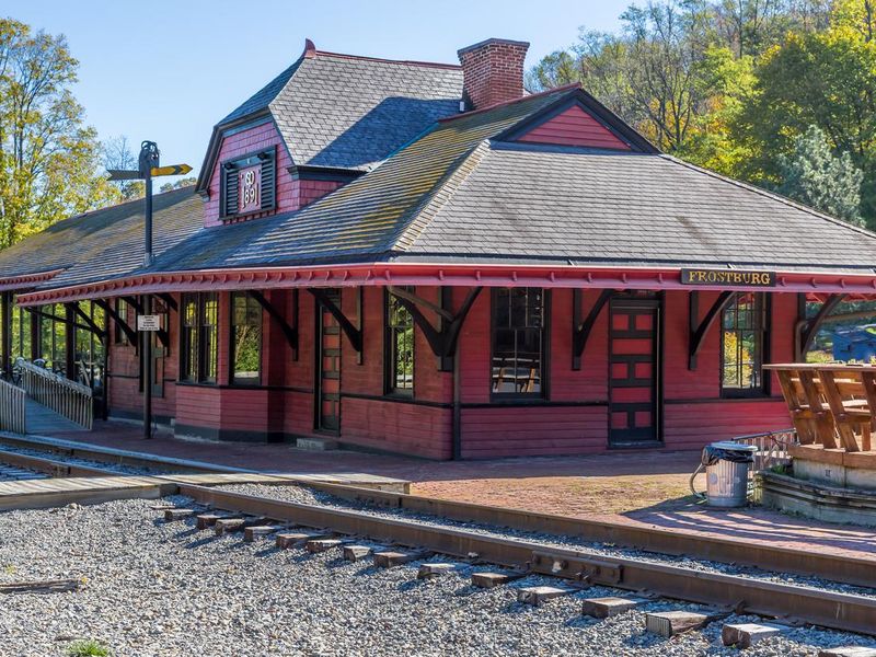 Old Railroad Station in Frostburg Maryland