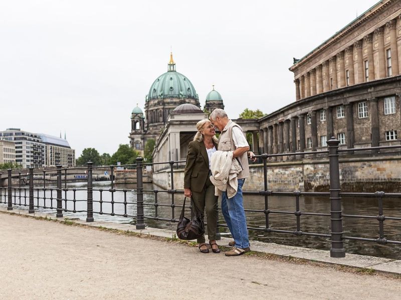 Older tourists in Berlin