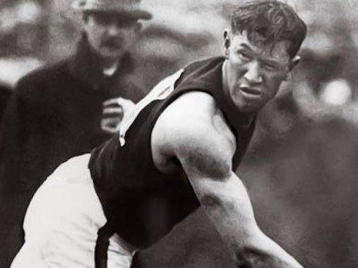 Olympic gold medalist Jim Thorpe
