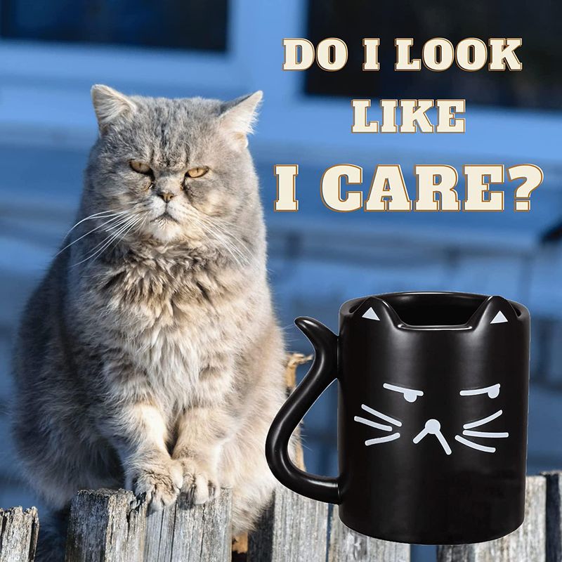 Onebttl Funny Cat Coffee Mug