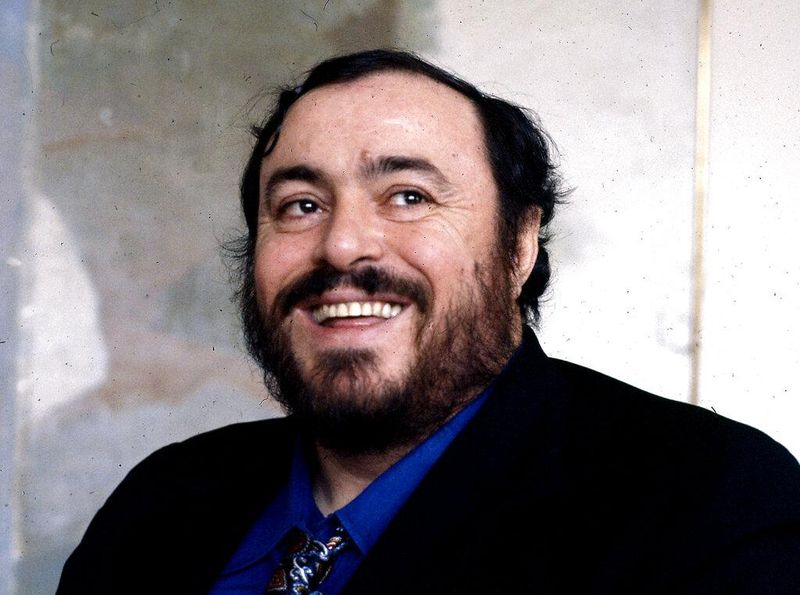 Opera star Luciano Pavarotti is seen in 1979.