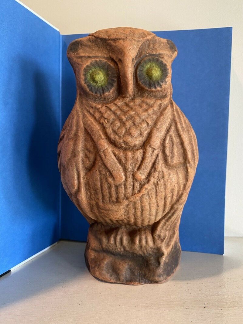 Owl Pulp Decoration by F.N. Burt Company
